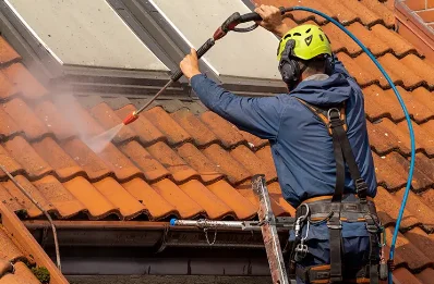 Démoussage et hydrofuge de toiture à Recoubeau-Jansac
